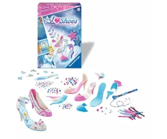 Dėlionė Ravensburger kūrybinis rinkinys „I love Shoes: Disney princesės“