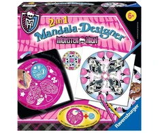 Ravensburger kūrybinis rinkinys „Mandala-Designer 2 in 1: Monster High“, nuo 6 m.
