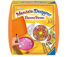 Ravensburger kūrybinis rinkinys „Mini Mandala-Designer: Flower Power“, nuo 6 m.