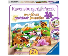 Ravensburger lauko dėlionė „Ūkis“, 12 det., nuo 2 m.