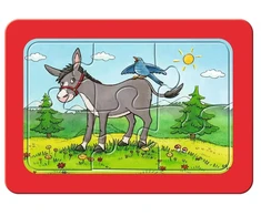 Ravensburger mano pirmosios dėlionės „Ūkio gyvūnai“, 3×6 det., nuo 2,5 m.