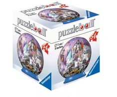Ravensburger mini 3D dėlionė-rutulys „Niujorkas“, 54 det., nuo 6 m.