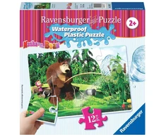 Ravensburger plastikinė dėlionė „Maša ir lokys“, 12 det., nuo 2 m.