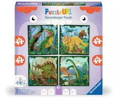 Ravensburger PuzzleUP! 4 dėlionės „Dinozaurai“, nuo 4 m.