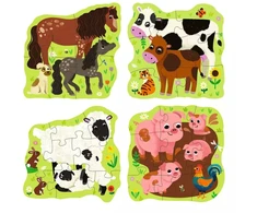 Ravensburger PuzzleUP! 4 dėlionės „Ūkio gyvūnai“, nuo 2 m.