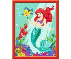 Dėlionė Ravensburger tapyba pagal skaičius „Disney Undinėlė“, 18×24 cm, nuo 7 m.