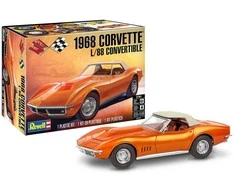 Revell 1968 Corvette L/88 kabrioletas 2in1, 1:25 surenkamas modelis