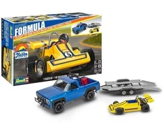 Revell '78 Chevy 4x4 pikapas su Malibu GP Virage ir priekaba 1:25 rinkinys
