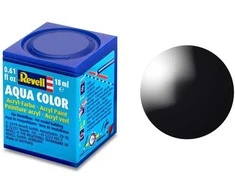 Revell Aqua Color blizgūs juodi akriliniai dažai 18 ml (36107)