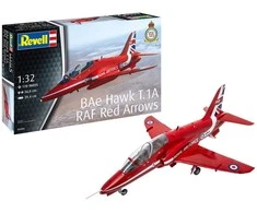 Revell BAe Hawk T.1A Raudona Arrows RAF 1/32 plastikinis modelis