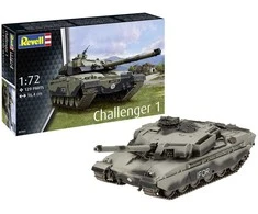 Revell Challenger 1 tanko modelis 1/72, plastikinis, 03365