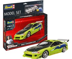 Revell Fast &amp; Furious Briano 1995 Mitsubishi Eclipse dovanų rinkinys 1/25