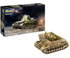 Revell Flakpanzer IV „Möbelwagen“ 3.7 cm Flak 43, 1:72 modelis