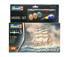 Revell Gorch Fock 1/350 plastikinis laivo modelis, dovanų rinkinys