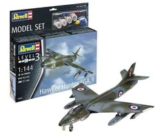 Revell Hawker Hunter FGA.9 dovanų rinkinys 1/144 su dažais ir klijais