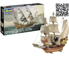 Revell Ispaniškas galeonas 1:96 plastikinis laivo modelis 72,4 cm 05620