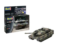 Revell Leopard 2 A6/A6NL tankas 1/35 – dovanų rinkinys su dažais, klijais