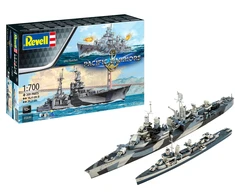 Revell Pacific Warriors USS Fletcher &amp; Indianapolis dovanų rinkinys 1/700