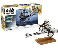 Revell Star Wars The Mandalorian Speeder Bike 1/12 surenkamas modelis