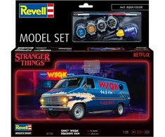 Revell Stranger Things GMC Squawk Van 1/25 surenkamas modelis rinkinys