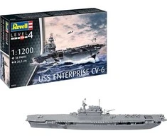 Revell USS Enterprise lėktuvnešis 1/1200 plastikinis rinkinys