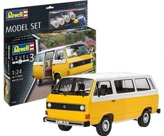 Revell VW T3 Bus dovanų rinkinys 1:24 – plastikinis surinkimo komplektas