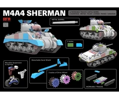 RFM M4A4 Sherman 1/35 plastikinis surenkamas tanko modelis su lipdukais