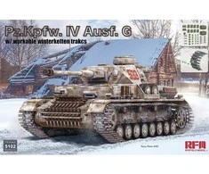 RFM Pz.Kpfw. IV Ausf.G su Winterketten, 1/35 plastikinis rinkinys (RFM-5102)