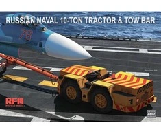 RFM Rusų laivyno 10 t traktorius su vilkimo sija 1/48