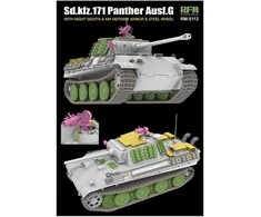RFM Rye Field Panther G tanko modelis 1/35 su naktiniais taikikliais