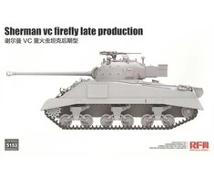 RFM Rye Field Sherman VC Firefly vėlyvas, 1/35 tanko modelis