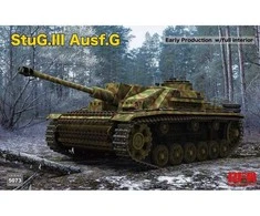 RFM Rye Field StuG III Ausf. G ankstyvas su pilnu interjeru 1/35