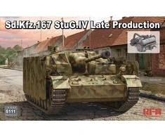 RFM Rye Field StuG IV (Sd.Kfz.167) vėlyvos gamybos, 1/35 plastikinis modelis, 5111