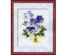 RIOLIS - Create It Yourself - Siuvinėjimo rinkinys „Našlaitės“ 792 (13x16 cm)