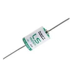 Saft LS14250 CR1/2 AA 3,6V 1200mAh ličio baterija su ašine viela