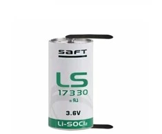 Saft LS17330 2/3A 3,6V ličio baterija su U kontaktais
