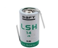 Saft LSH14 C ličio baterija 3,6V 5800mAh su Z litavimo kojelėmis