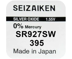 Seizaiken 395 SR927SW sidabro oksido laikrodžių baterijos 10 vnt.