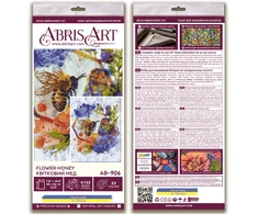 Siuvinėjimo biseriu rinkinys „Gėlių medus“ Abris Art AB-906