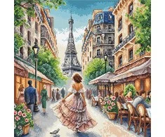 Siuvinėjimo kryželiu rinkinys „From Paris With Love“ AVA Stitch