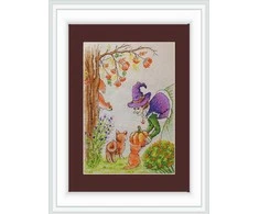 Siuvinėjimo kryželiu rinkinys NeoCraft „Rudeninės dovanos“, 19×26 cm