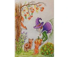 Siuvinėjimo kryželiu rinkinys NeoCraft „Rudeninės dovanos“, 19×26 cm