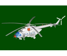 Sraigtasparnio Mi-171Sh Hip surenkamas modelis Trumpeter 1/48 05855