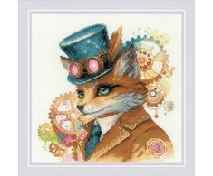 Riolis Kryželio siūlų rinkinys "Steampunk Fox" 20x20 SR2209