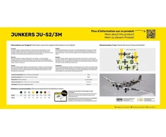 Surenkamas lėktuvo modelis Junkers Ju-52/3M 1/72 Heller 80380