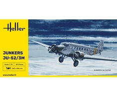 Surenkamas lėktuvo modelis Junkers Ju-52/3M 1/72 Heller 80380