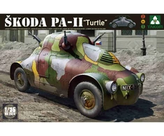 Surenkamas šarvuočio modelis Škoda PA-II „Turtle“ 1/35 Takom 2024