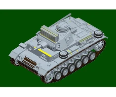 Surenkamas tanko modelis Pz.Kpfw.III Ausf.N Tunisas 1/16 Trumpeter 00957
