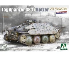 Takom Jagdpanzer 38(t) Hetzer vėlyvas, riboto leidimo 1/35 tanko modelis