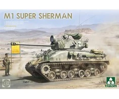 Takom M1 Super Sherman 1/35 plastikinis tanko modelis (2206)
